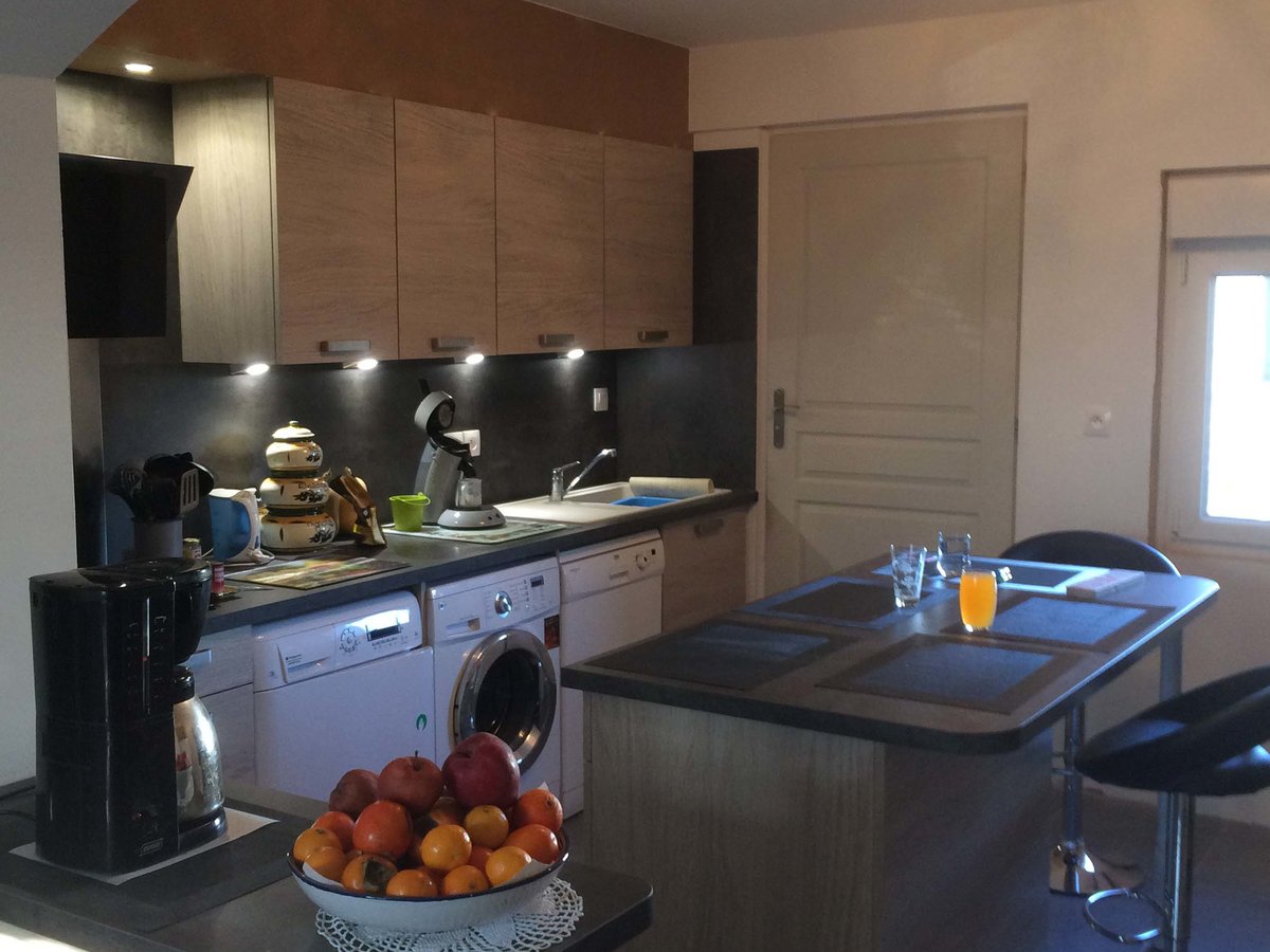 Cuisine avant-après sur mesure Trend Chene Sable Synchrone