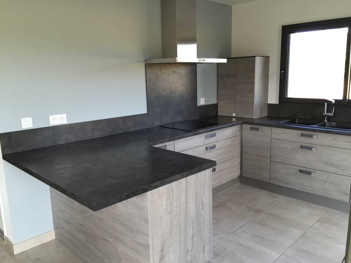 Rénovation cuisine sur mesure Label Béton Clair