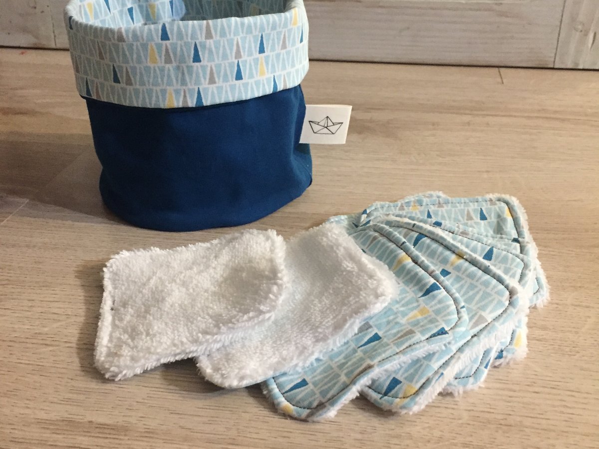 Lingettes démaquillantes lavablesZéro déchet