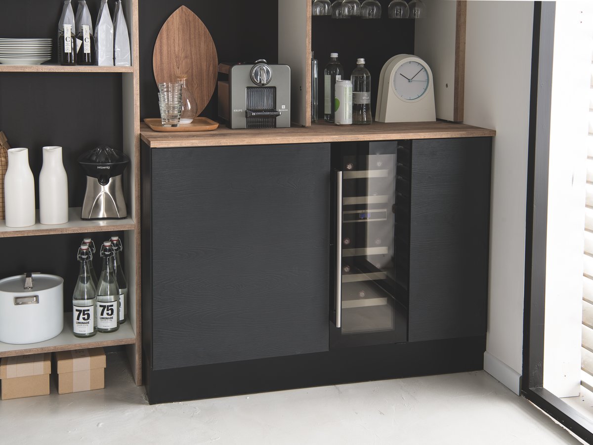 Cave de dégustation 2 zones sous plan Le Chai