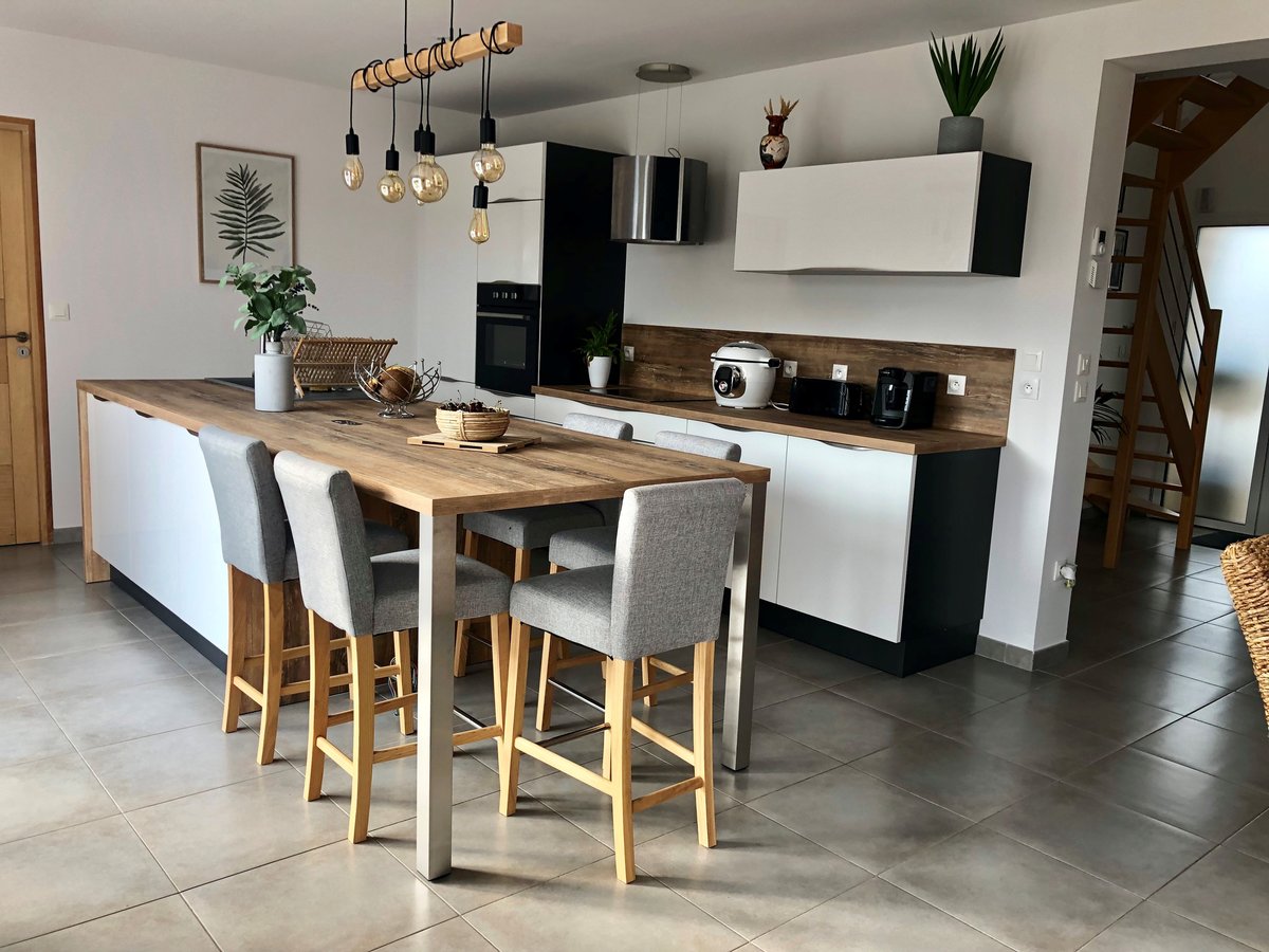 Rénovation cuisine équipée sur mesure Light Blanc Brillant