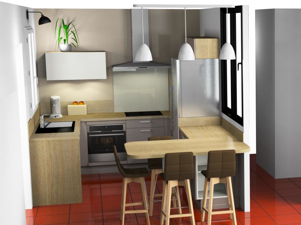Cuisine 3d sur mesure Trend Cinnamon