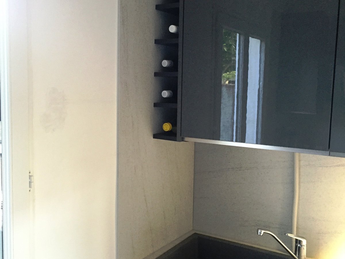 Rénovation cuisine sur mesure Color Laqué quartz métal