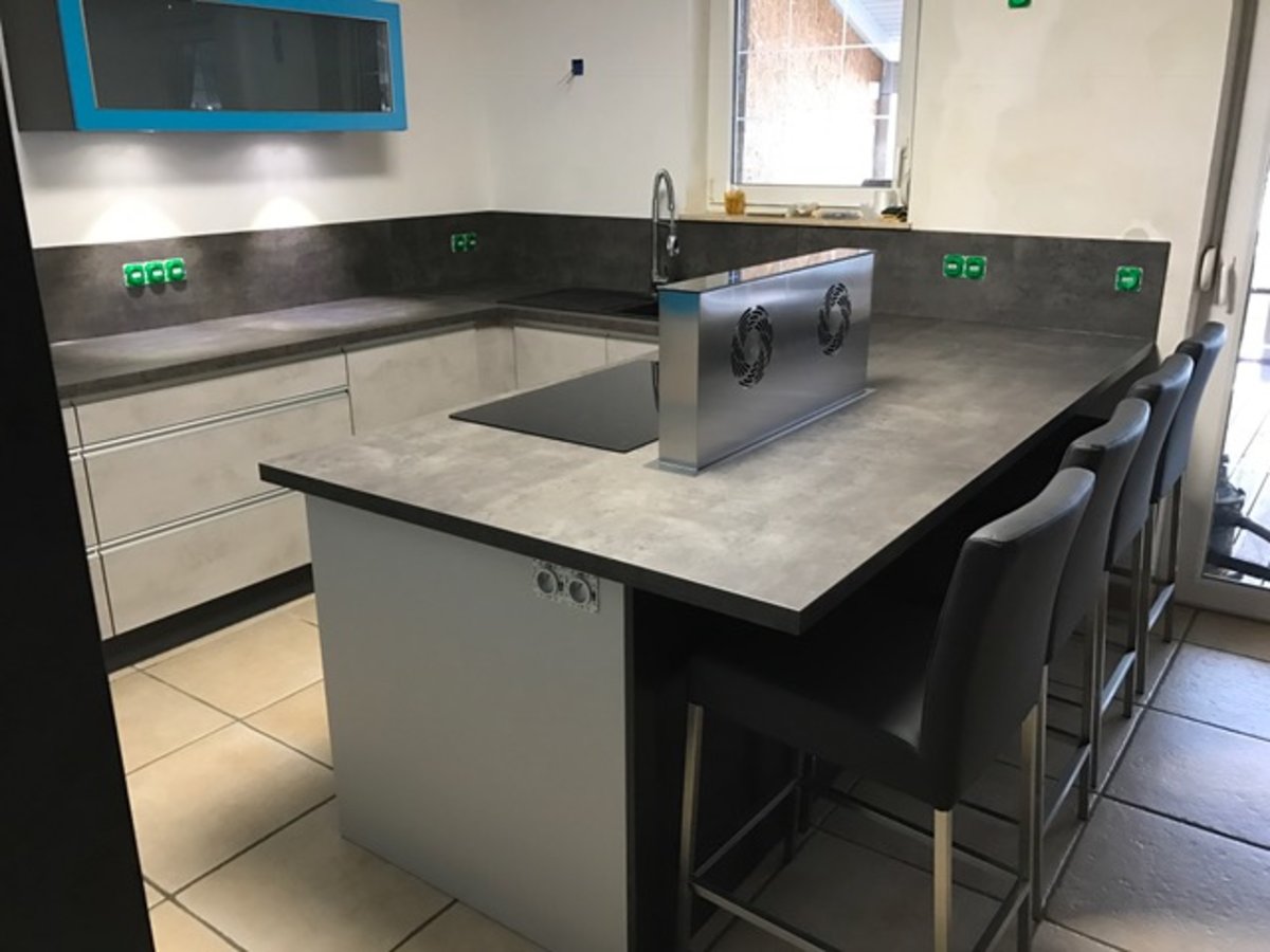 Cuisine avant-après sur mesure Label Béton Clair