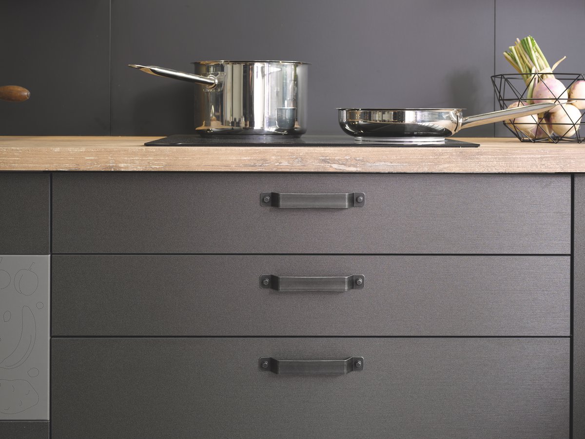 label métal brossécoin cuisson