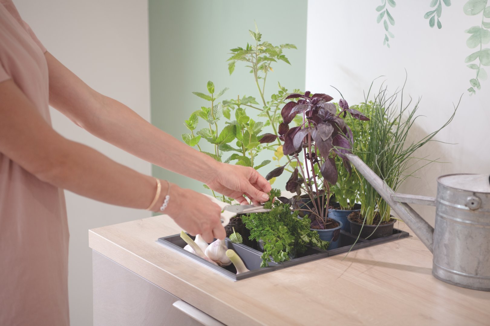 potager intégré plan de travail