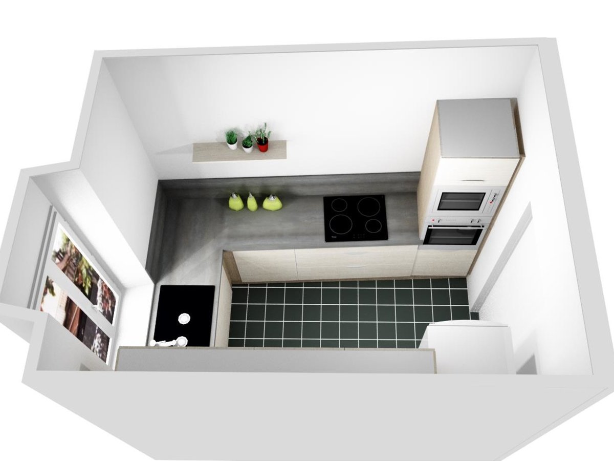 Cuisine 3D sur mesure Trend + Chêne vieilli