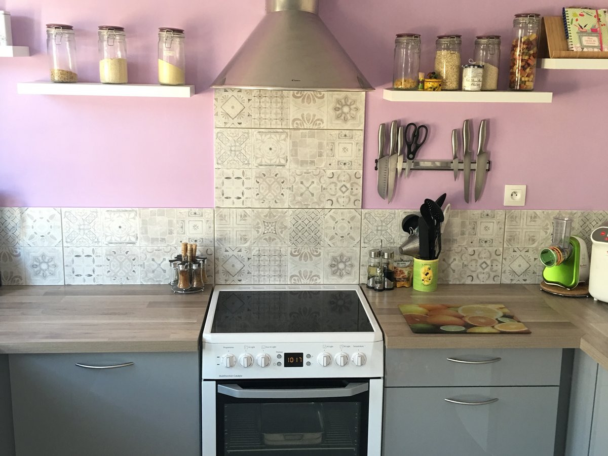 Rénovation cuisine sur mesure Light + Gris Clair Majestic Brillant