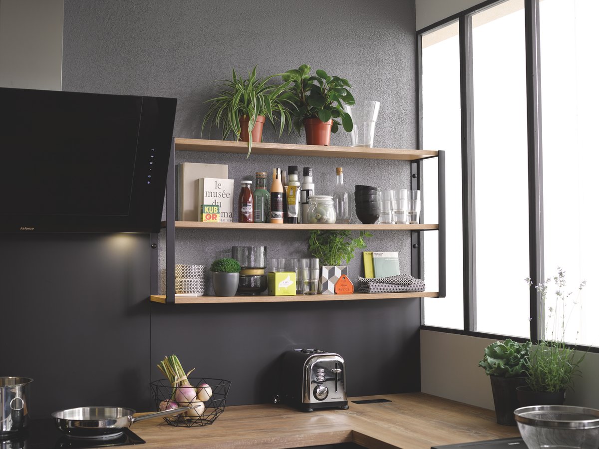 accessoires de rangement cuisines etageres deco supports cuisinella