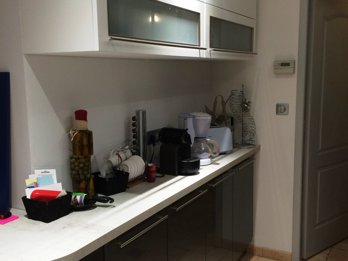 Rénovation cuisine sur mesure Light + Anthracite Majestic Brillant