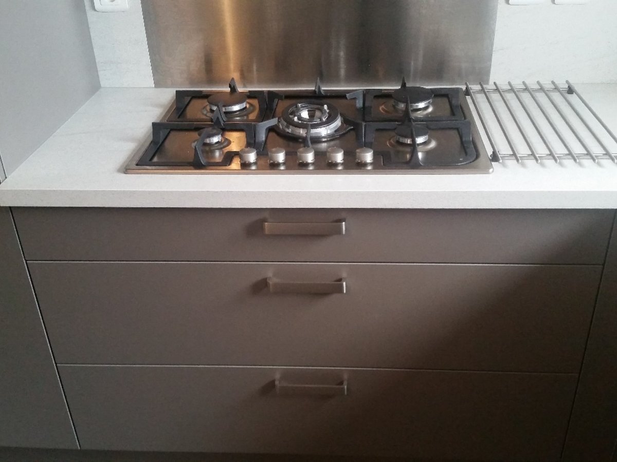 Cuisine avant-après sur mesure Trend + Cinnamon