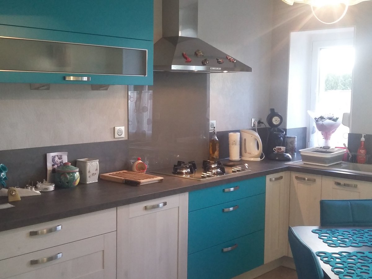 Cuisine équipée sur mesure Trend Cube Artic wood