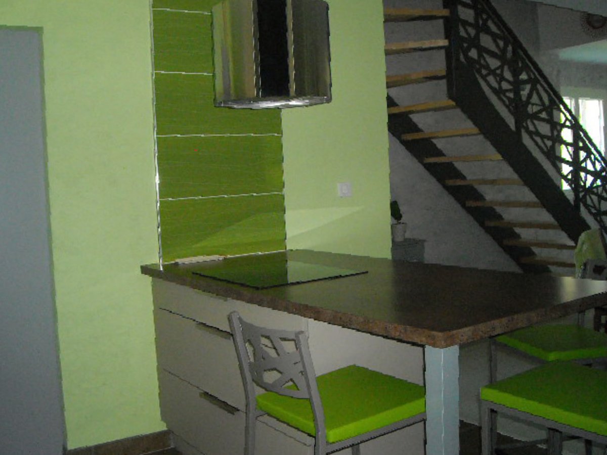 Cuisine avant-après sur mesure Trend + Taupe mat