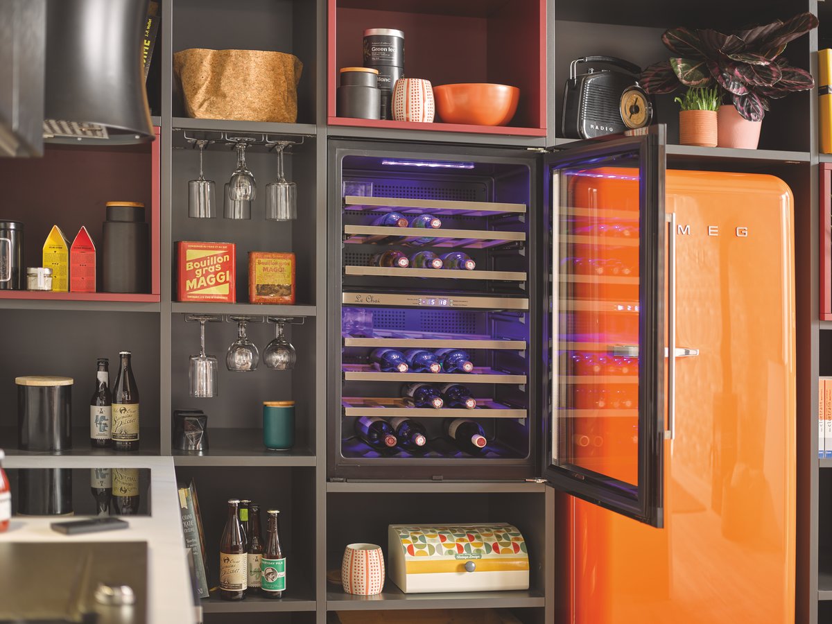 Cave de dégustation 2 zones encastrable Le Chai