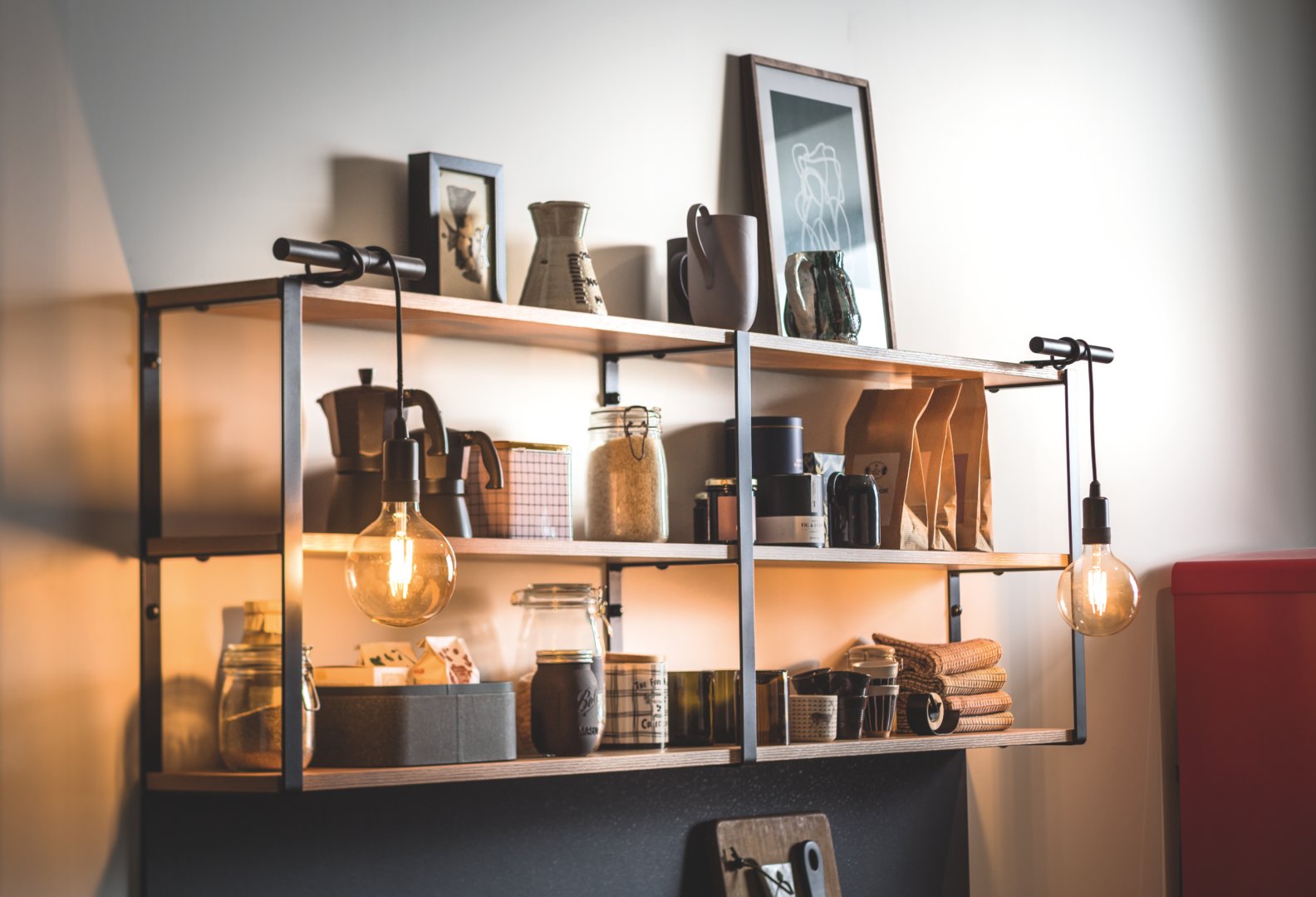 étagère style industriel