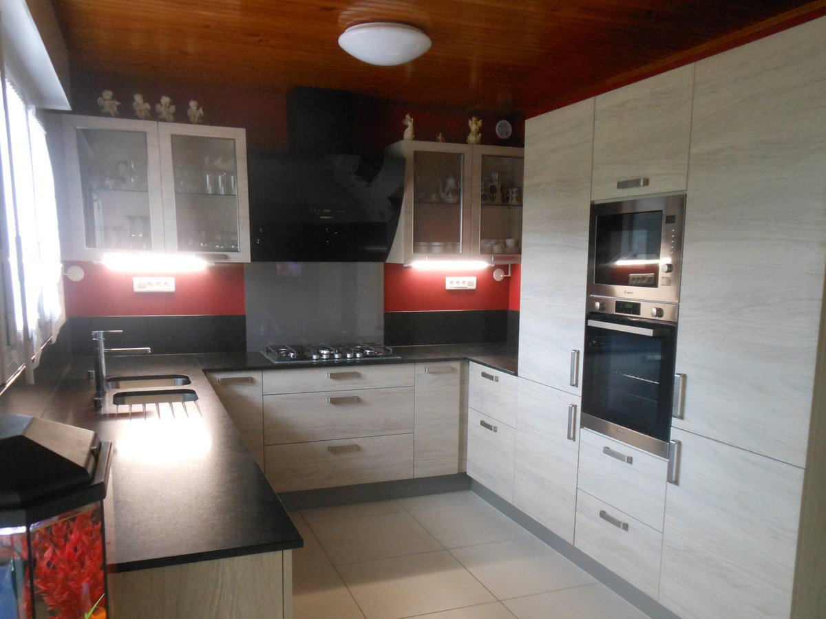 Cuisine avant-après sur mesure Trend Chêne Vieilli Brossé