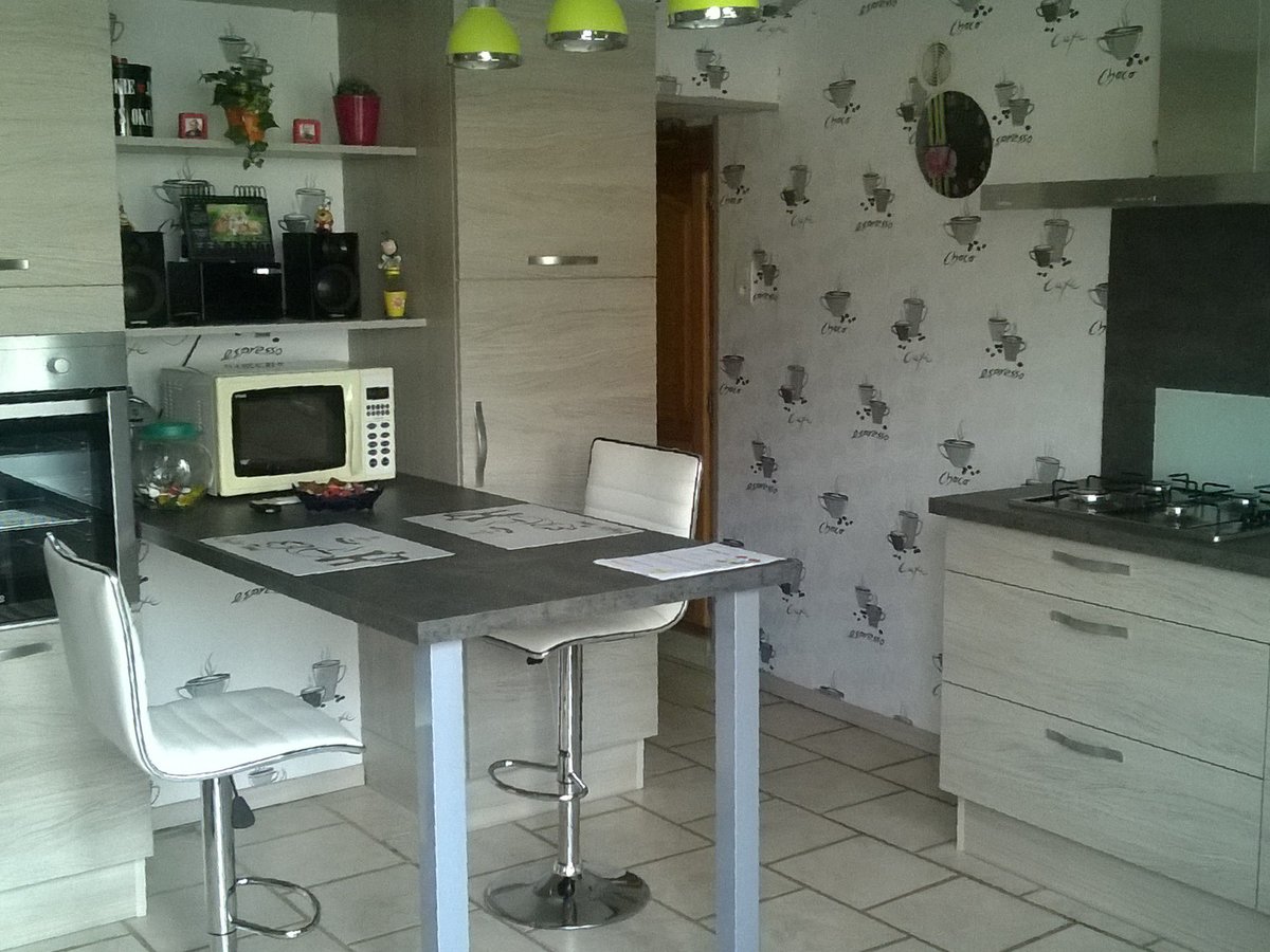 Cuisine équipée sur mesure Vega + Chêne vieilli brossé