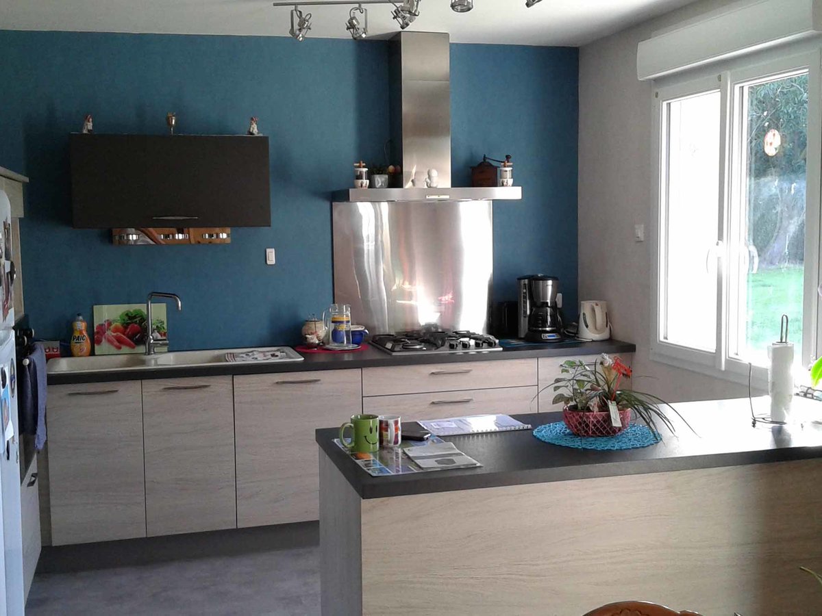 Rénovation cuisine sur mesure Trend + Chêne vieilli