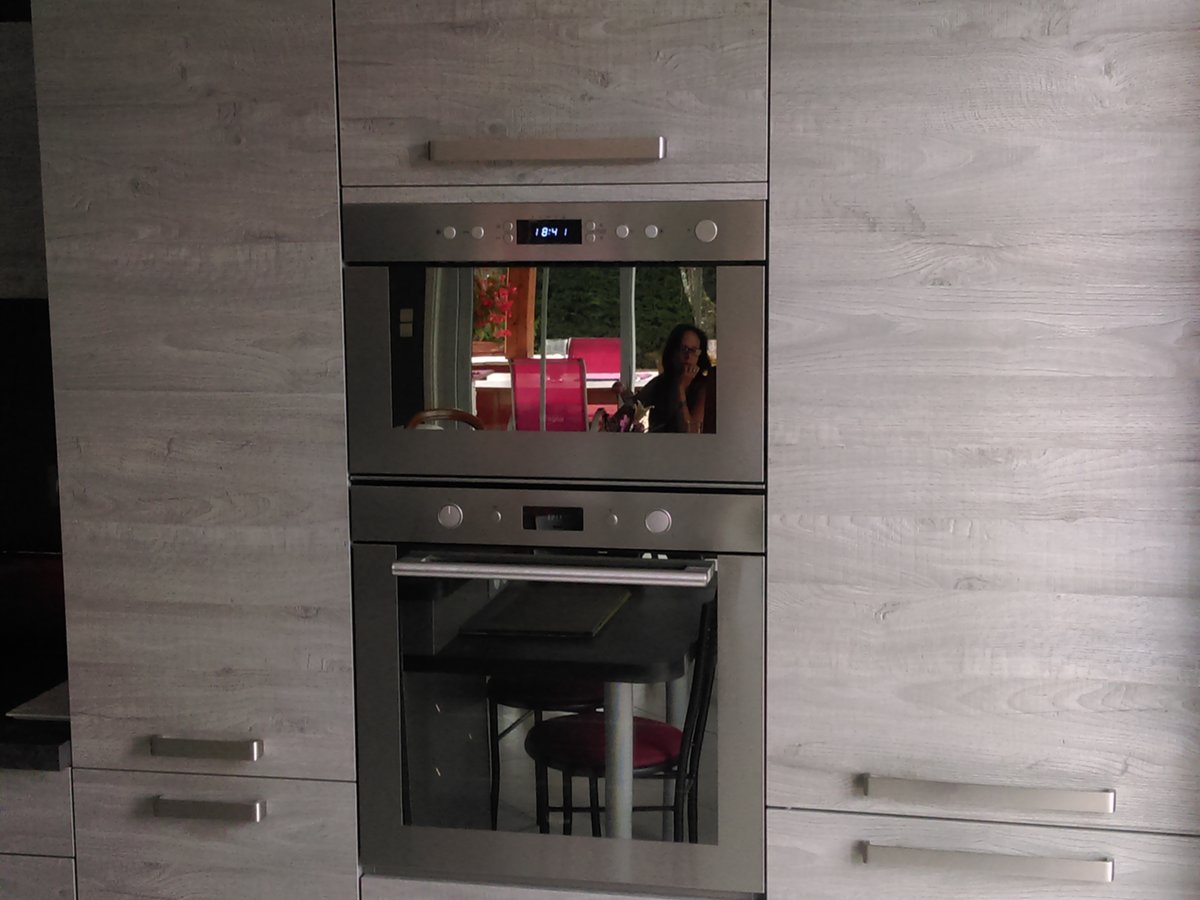 Cuisine avant-après sur mesure Trend + Chêne vieilli