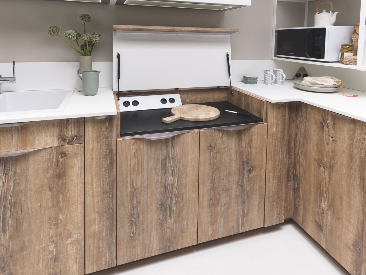 Coffre magique – Cuisine Trend Cube Hipster wood et Dark fusion