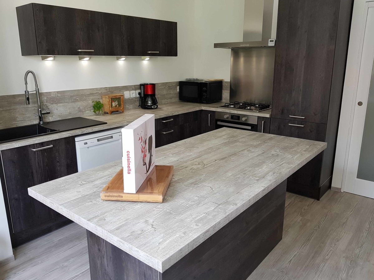 Rénovation cuisine équipée sur mesure Trend Blanc Mat