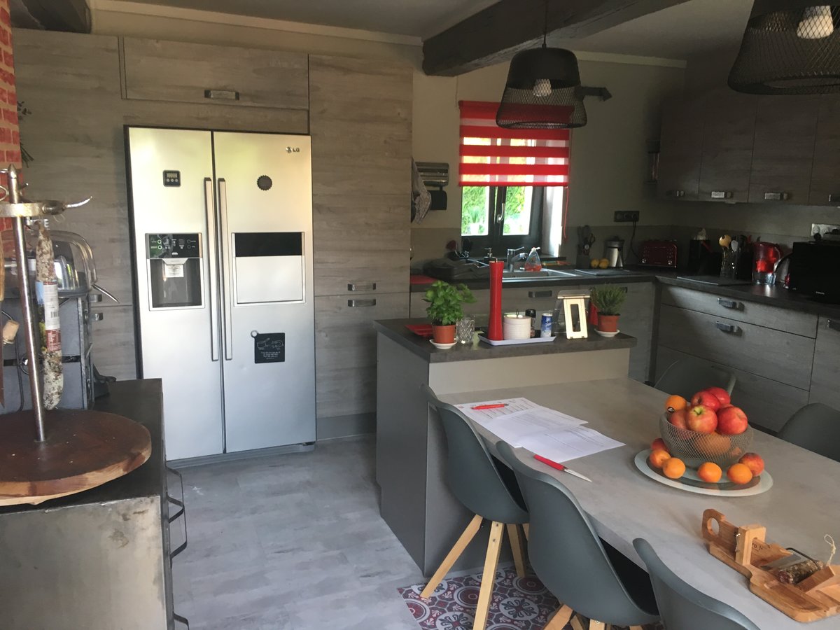 Cuisine avant-après sur mesure Label Chêne usé