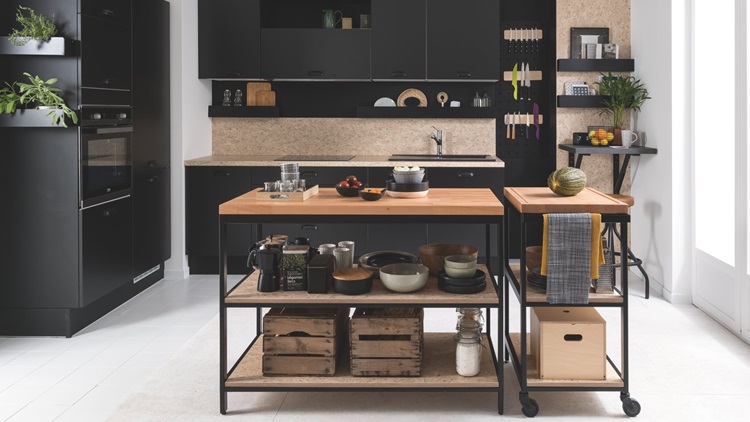 Îlot, rangement, tiroirs : Créez une cuisine ultra modulable grâce aux meubles d’appoint
