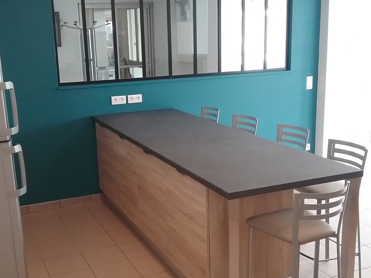 Cuisine avant-après sur mesure Trend Chêne Vieilli Brossé