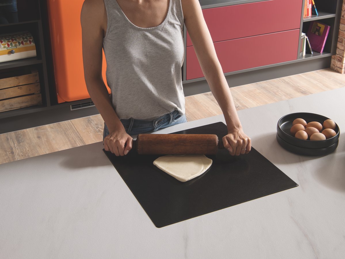 Insert céramique - Cuisine Touch Rouge Tibet Cuisinella