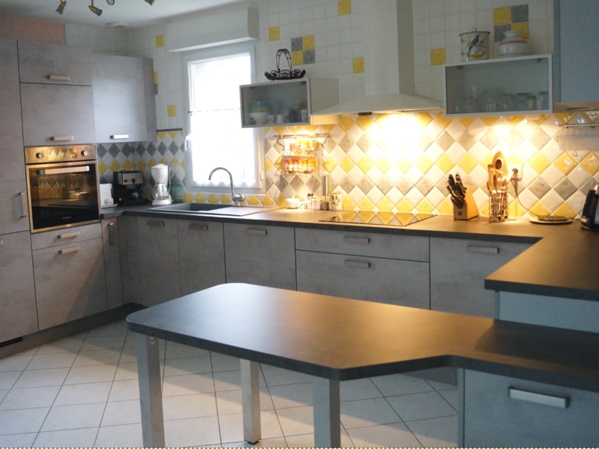 Cuisine équipée sur mesure Label Béton Clair