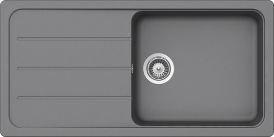 EVIER UN GRAND BAC CHROMA  SCHOCK