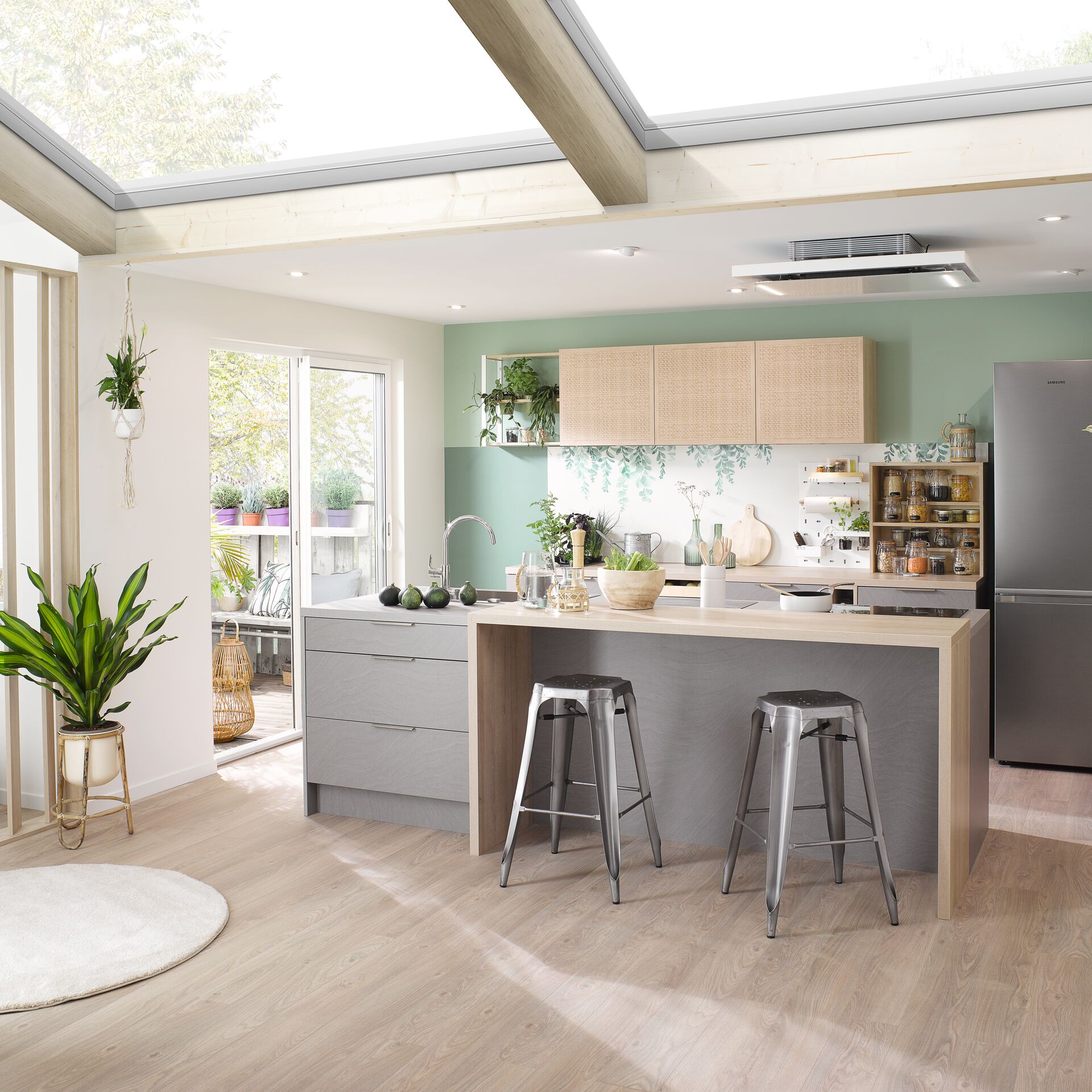 Cuisine scandinave bois