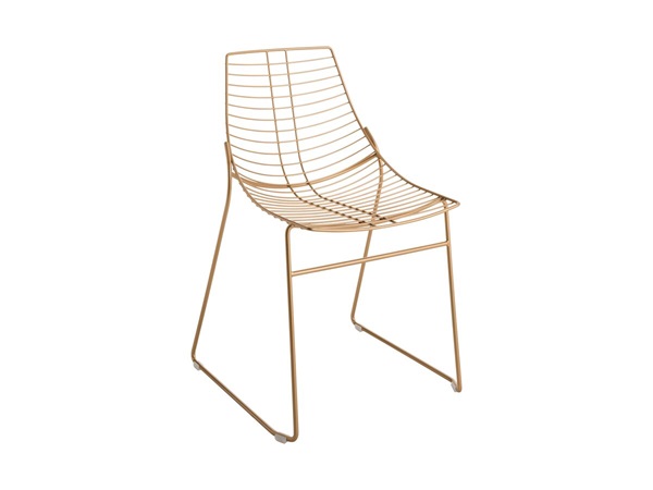 CABARET Chaise design en métal