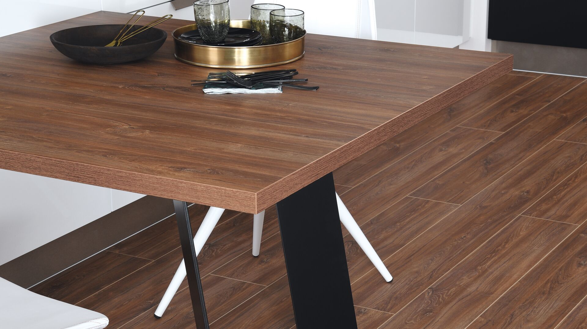 Retour plan de travail table osani oak