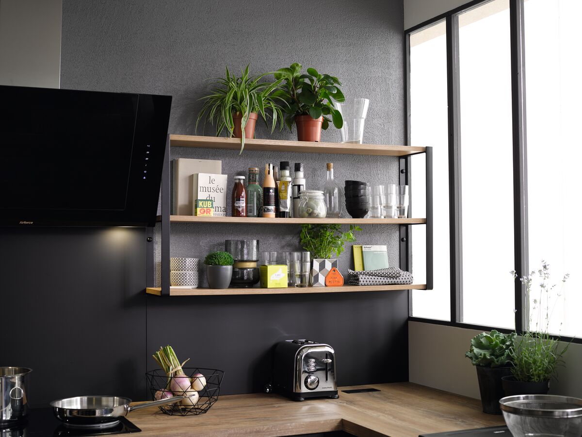 Supports pour étagère de cuisine