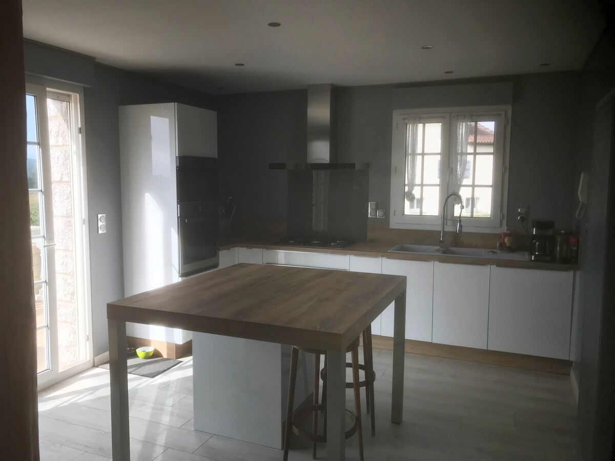 Rénovation cuisine équipée sur mesure Light Blanc Brillant