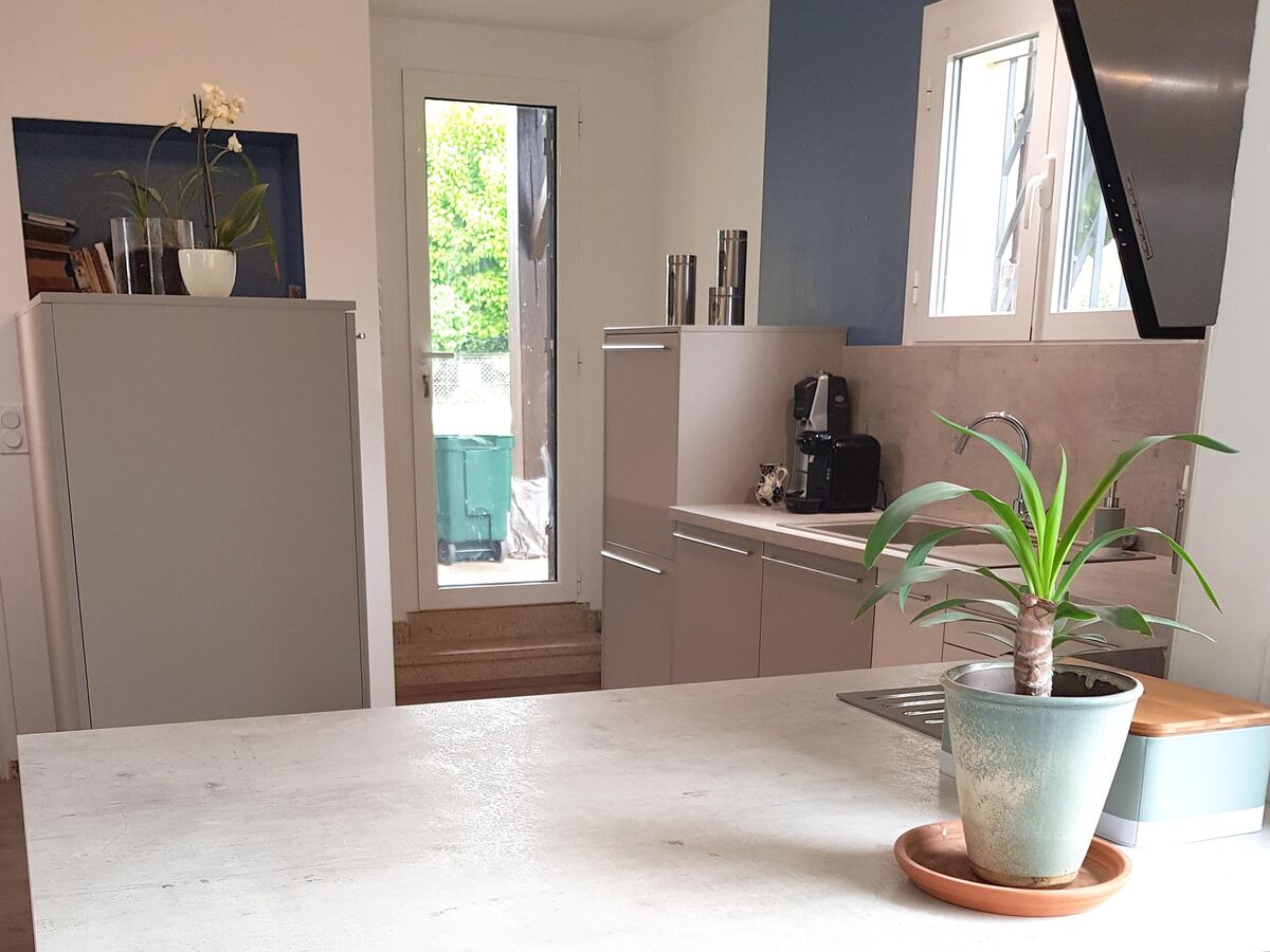 Rénovation cuisine équipée sur mesure Trend Blanc Mat et Pannacotta Mat