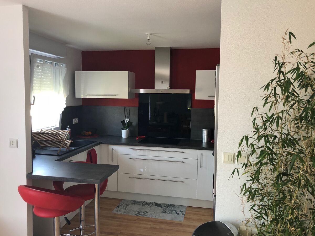 Cuisine avant-après sur mesure Light Blanc Brillant