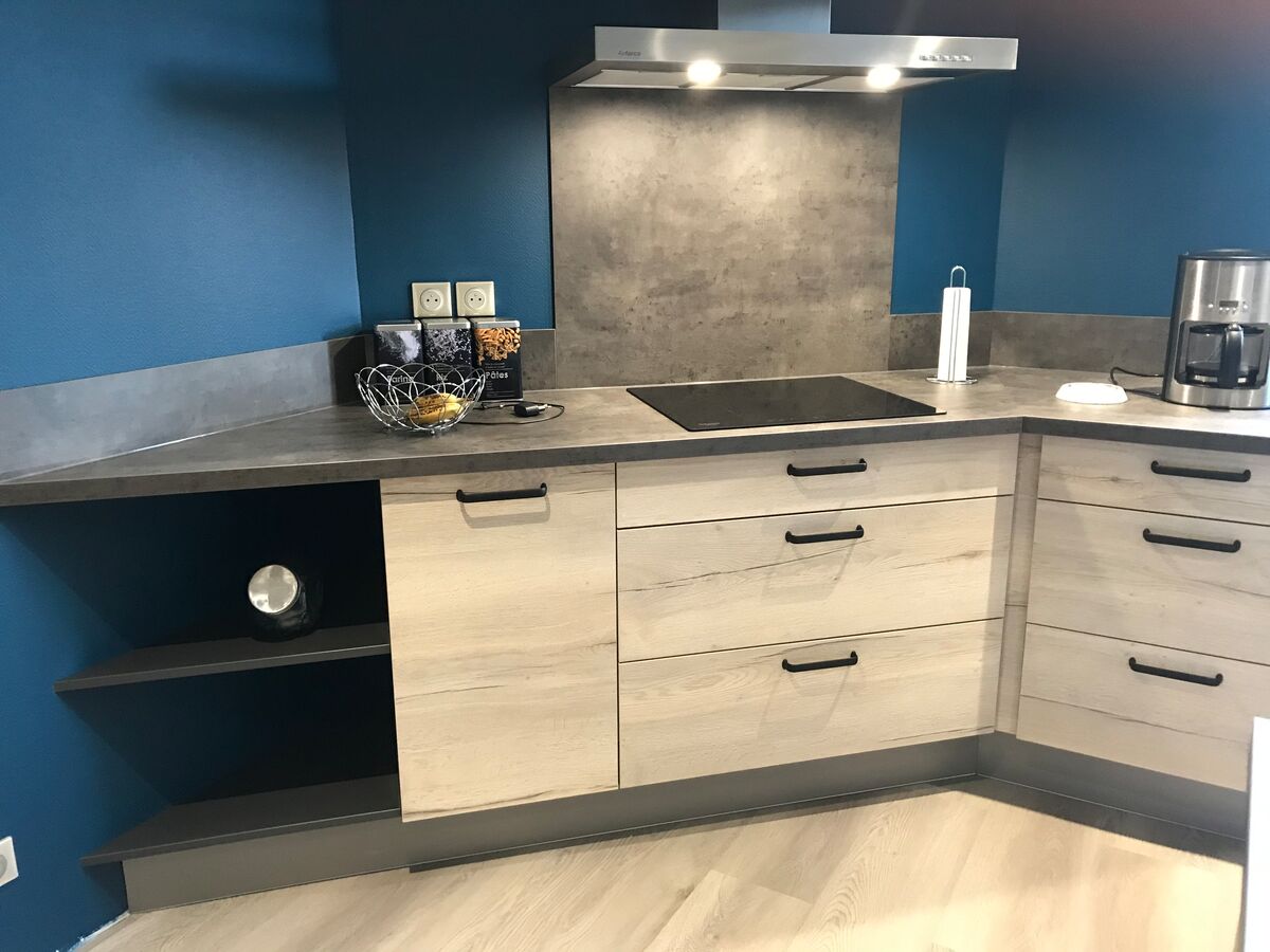 Rénovation cuisine équipée sur mesure Label Havana Oak