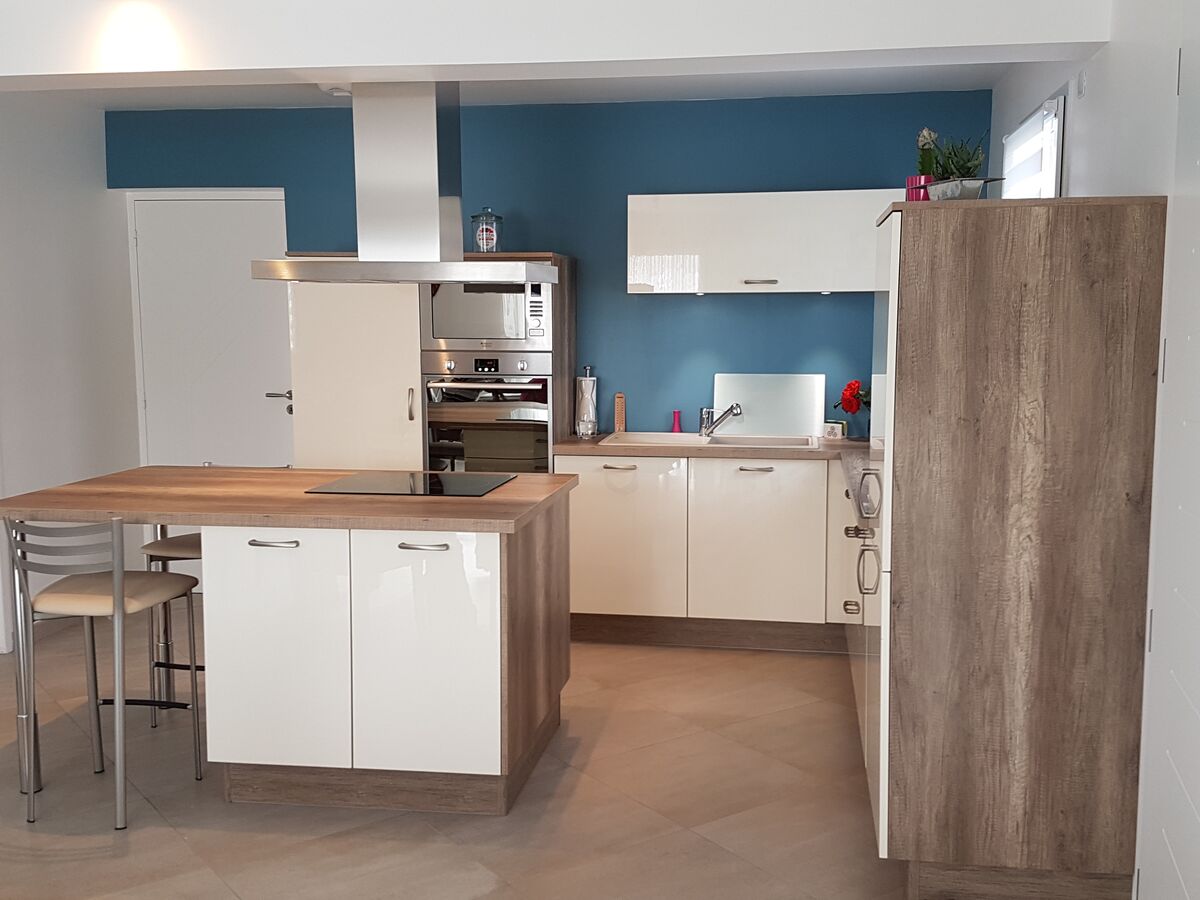 Cuisine avant-après sur mesure Light Blanc brillant