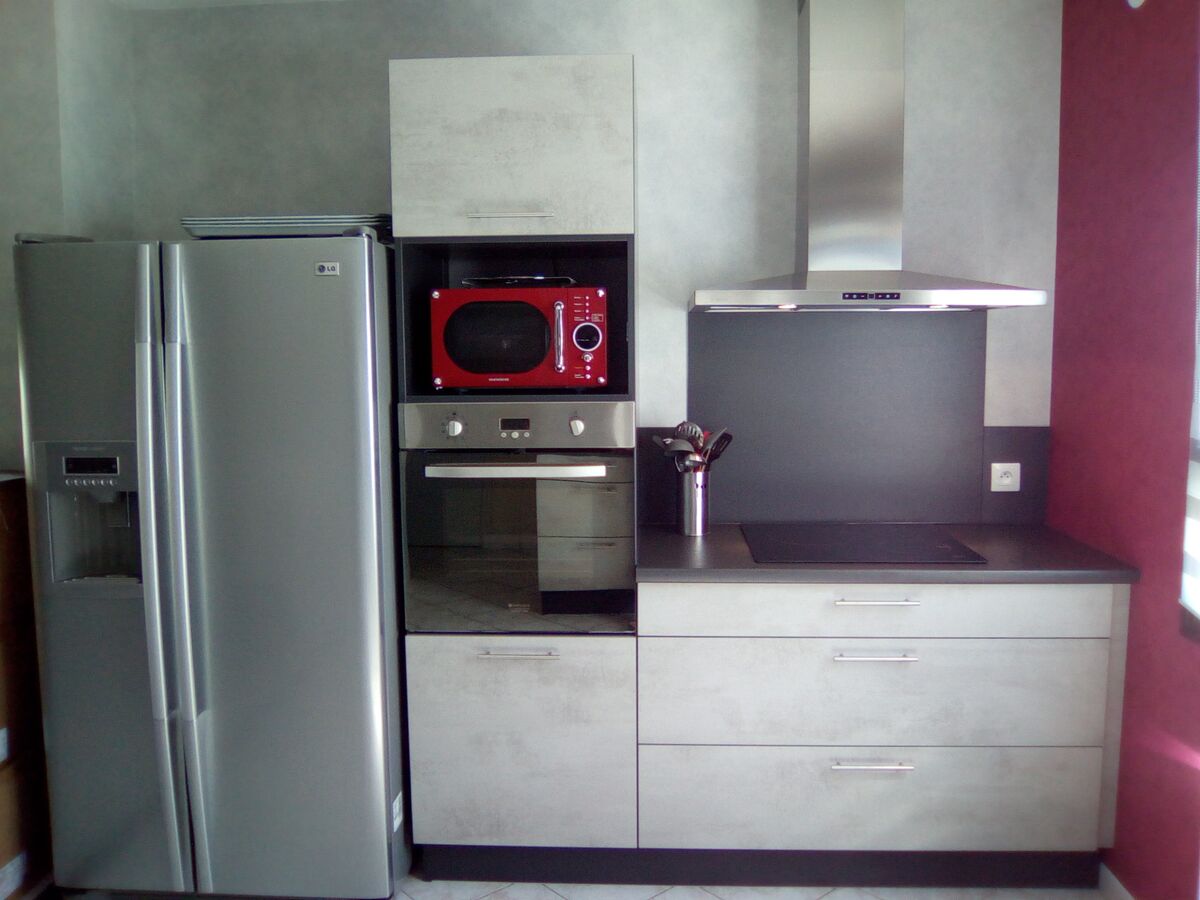 Cuisine avant-après sur mesure Label Béton Clair