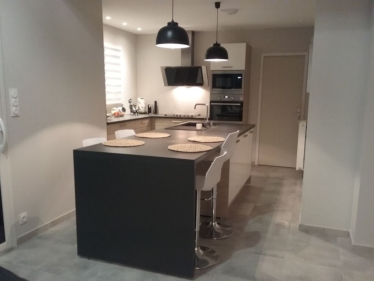 Cuisine équipée sur mesure Trend Nordic Spirit et Light Blanc Brillant