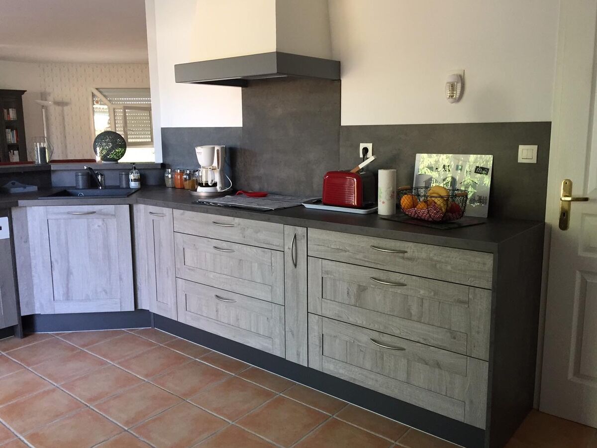 Cuisine équipée sur mesure Label Cube Chêne Sable Synchrone