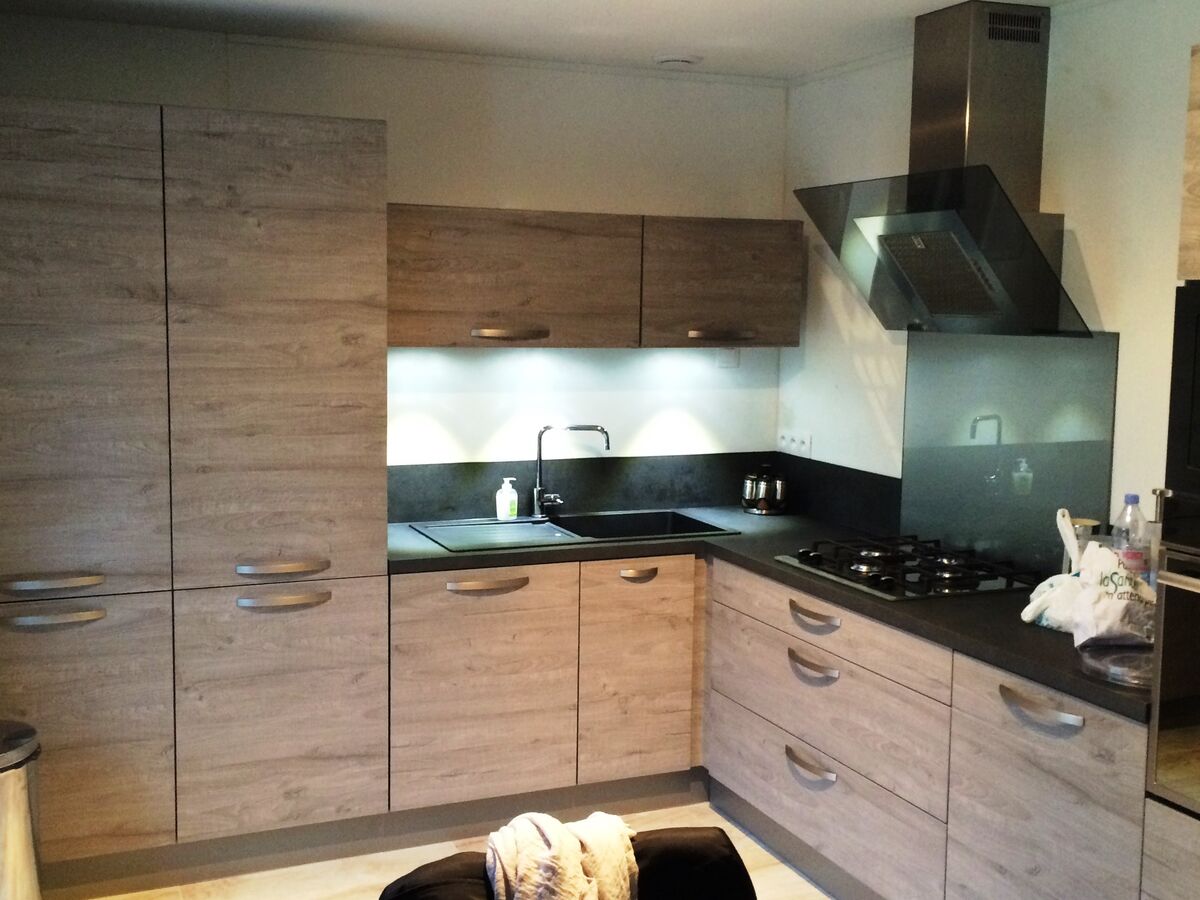 Cuisine équipée sur mesure Label Chêne Sable Synchrone