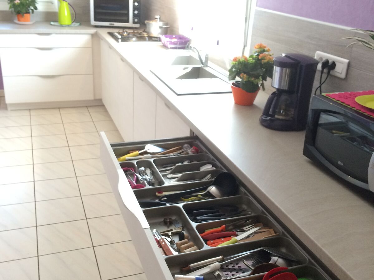 Cuisine avant-après sur mesure Trend + Artic wood