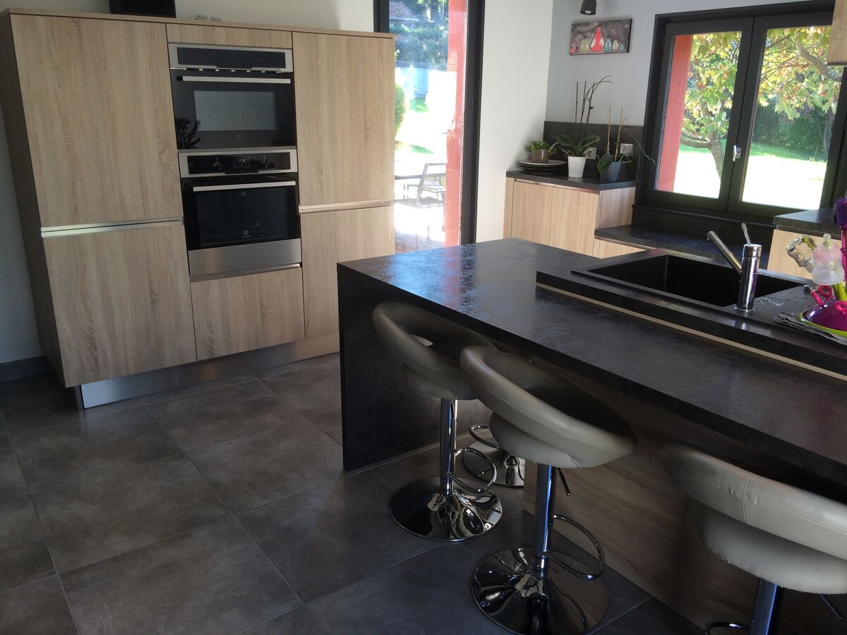 Rénovation cuisine sur mesure Trend + Chêne timber