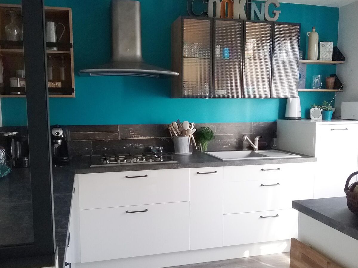 Rénovation cuisine équipée sur mesure Light Blanc Brillant