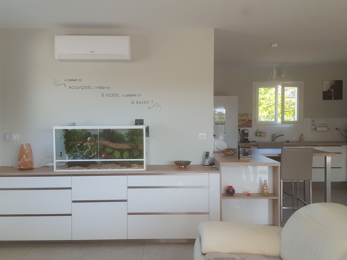 Rénovation cuisine équipée sur mesure Light Jet Blanc Brillant