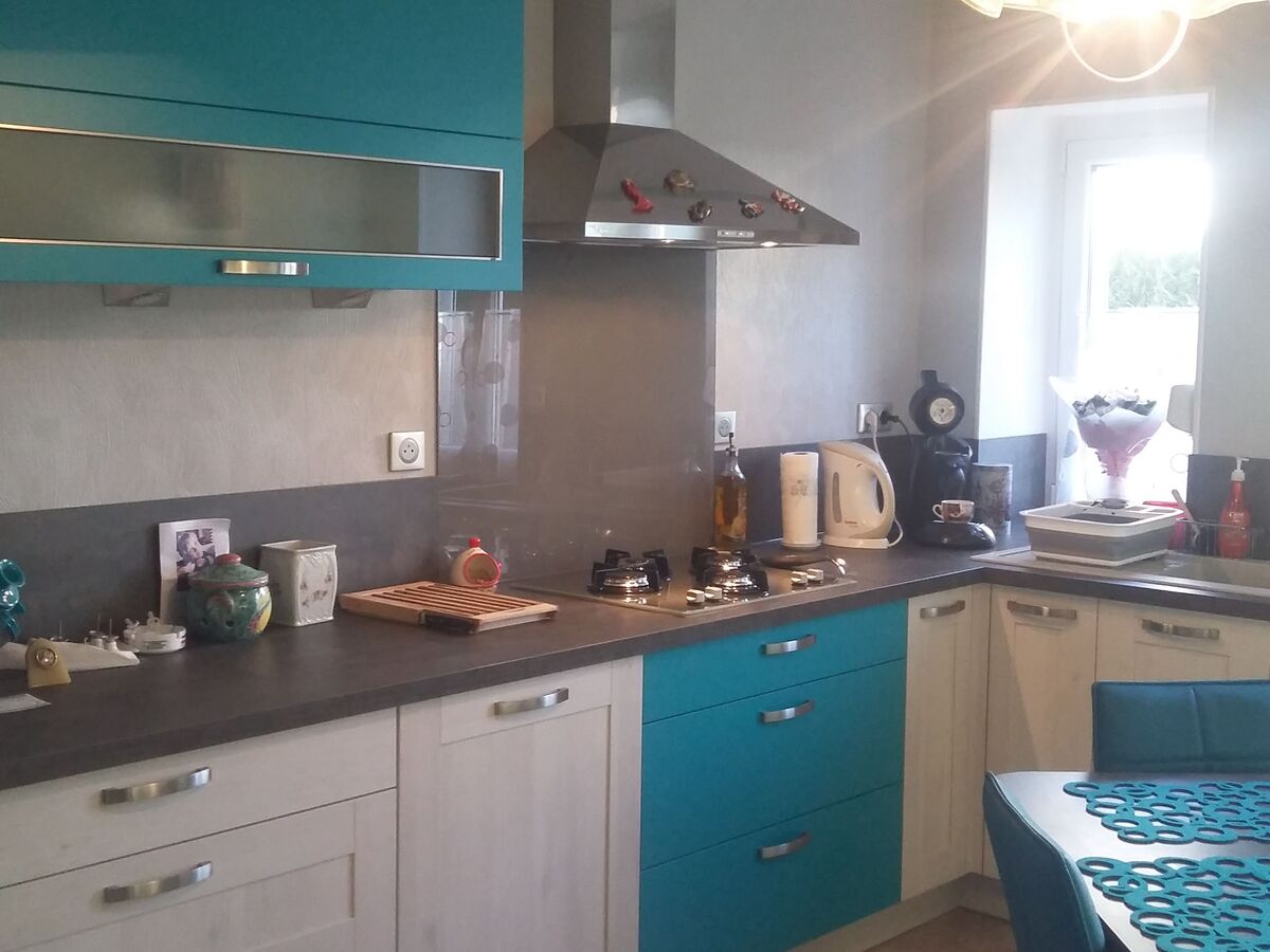 Cuisine équipée sur mesure Trend Cube Artic wood