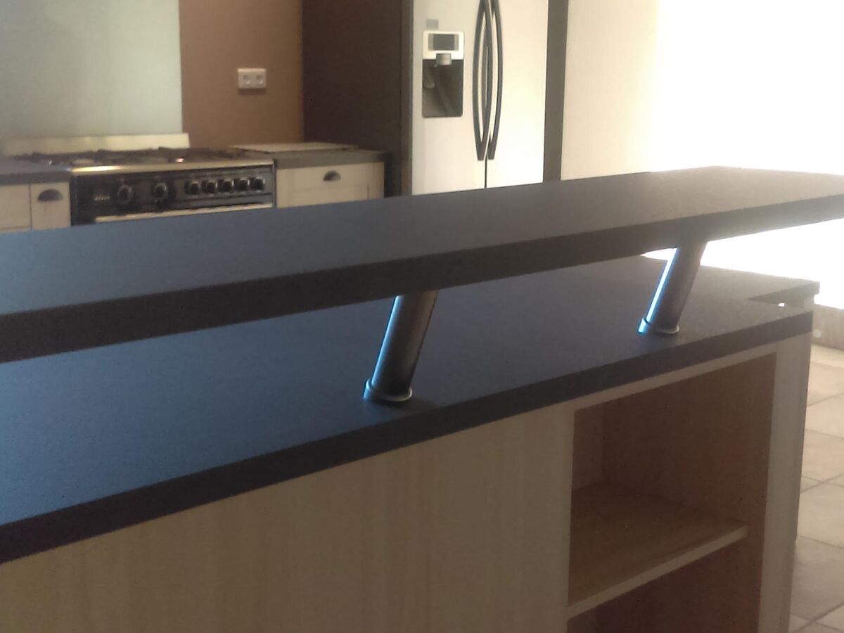 Cuisine avant-après sur mesure Trend Cube Artic Wood